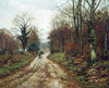 La route de l'automne (bois de Mitcham, Surrey) - Edward Wilkins Waite