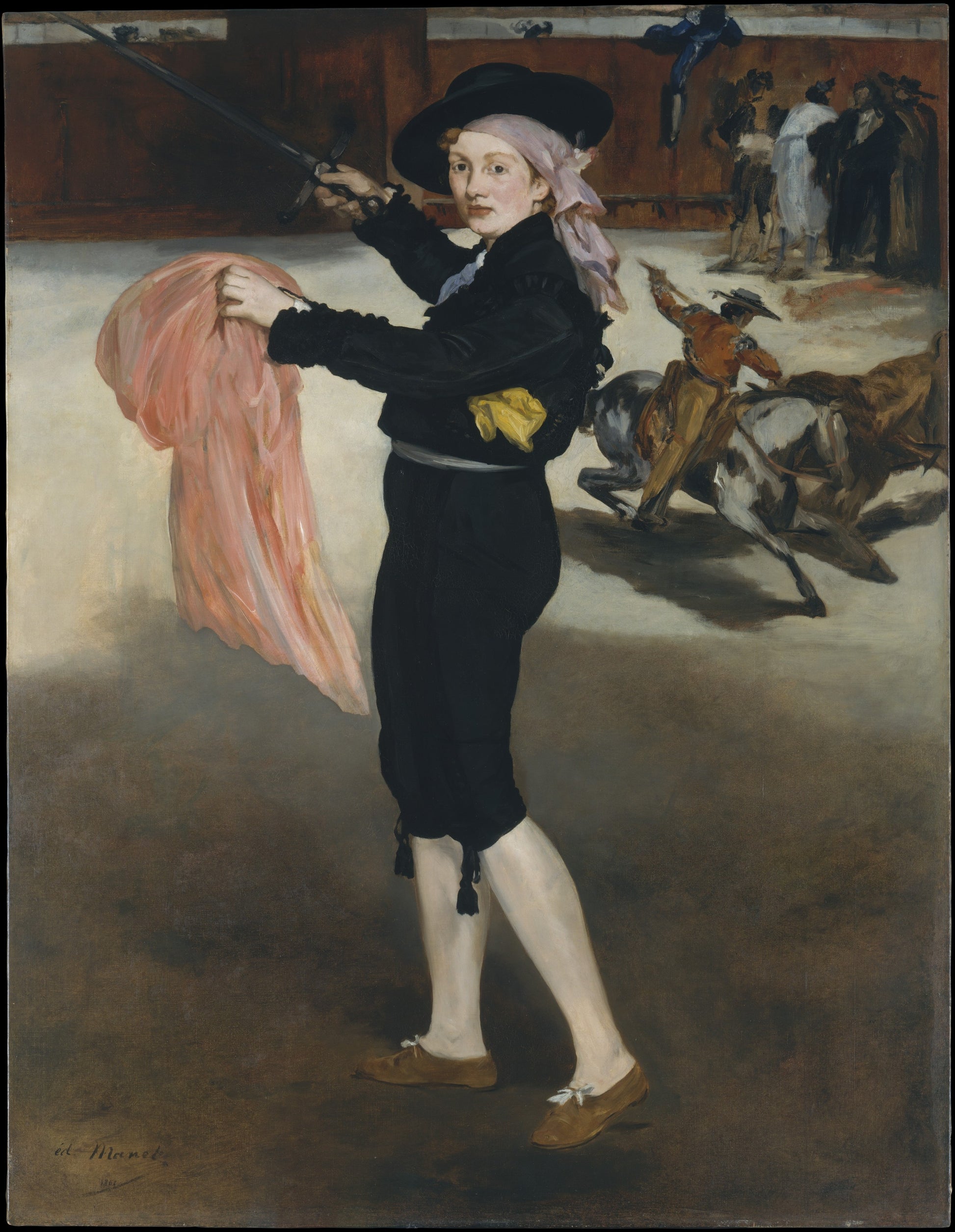 Mademoiselle V. en costume d'espada - Edouard Manet