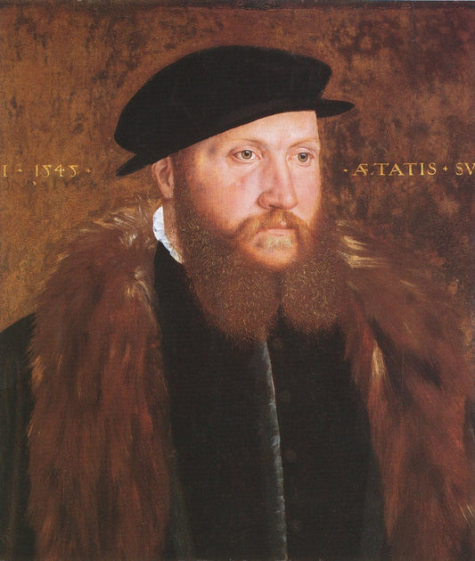 Portrait d'un inconnu portant une casquette noire - Hans Holbein le Jeune
