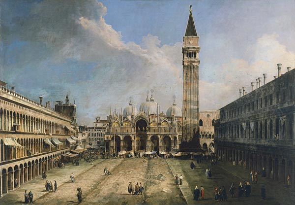 La place Saint-Marc à Venise - Giovanni Antonio Canal
