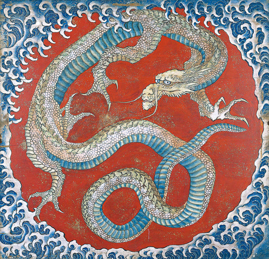 Dragon Matsuri Yatai - Katsushika Hokusai