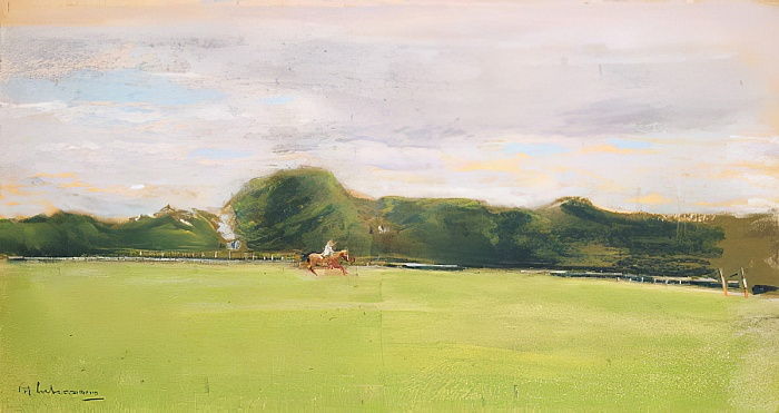 Le terrain de polo de Jenischs Park, 1902 - Max Liebermann