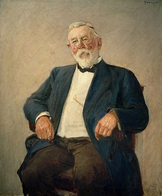 Portrait de l'architecte Friedrich Kuhnt - Max Liebermann