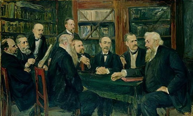 La convention des professeurs de Hambourg, 1906 - Max Liebermann