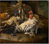 Nature morte avec coq - Melchior d'Hondecoeter