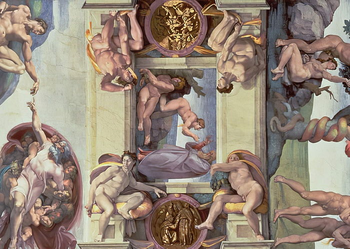 Plafond de la chapelle Sixtine (1508-12) : La création d'Eve - Michel-Ange