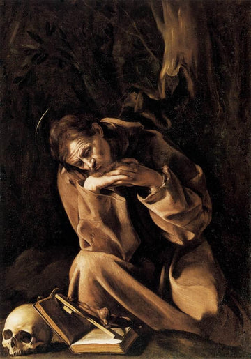 Saint François en méditation sur le crucifix - Caravage