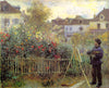 Monet peignant son jardin à Argenteuil - Pierre-Auguste Renoir