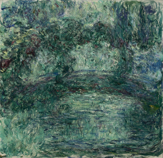 Le pont japonais sur l'étang des nénuphars à Giverny - Claude Monet