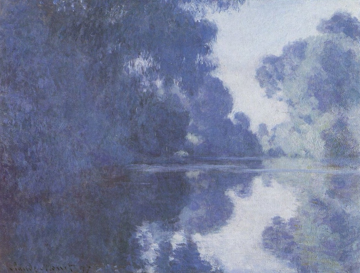 Matinée sur la Seine, près de Giverny de Claude Monet