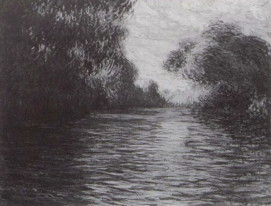 Matinée sur la Seine (W1488) - Claude Monet