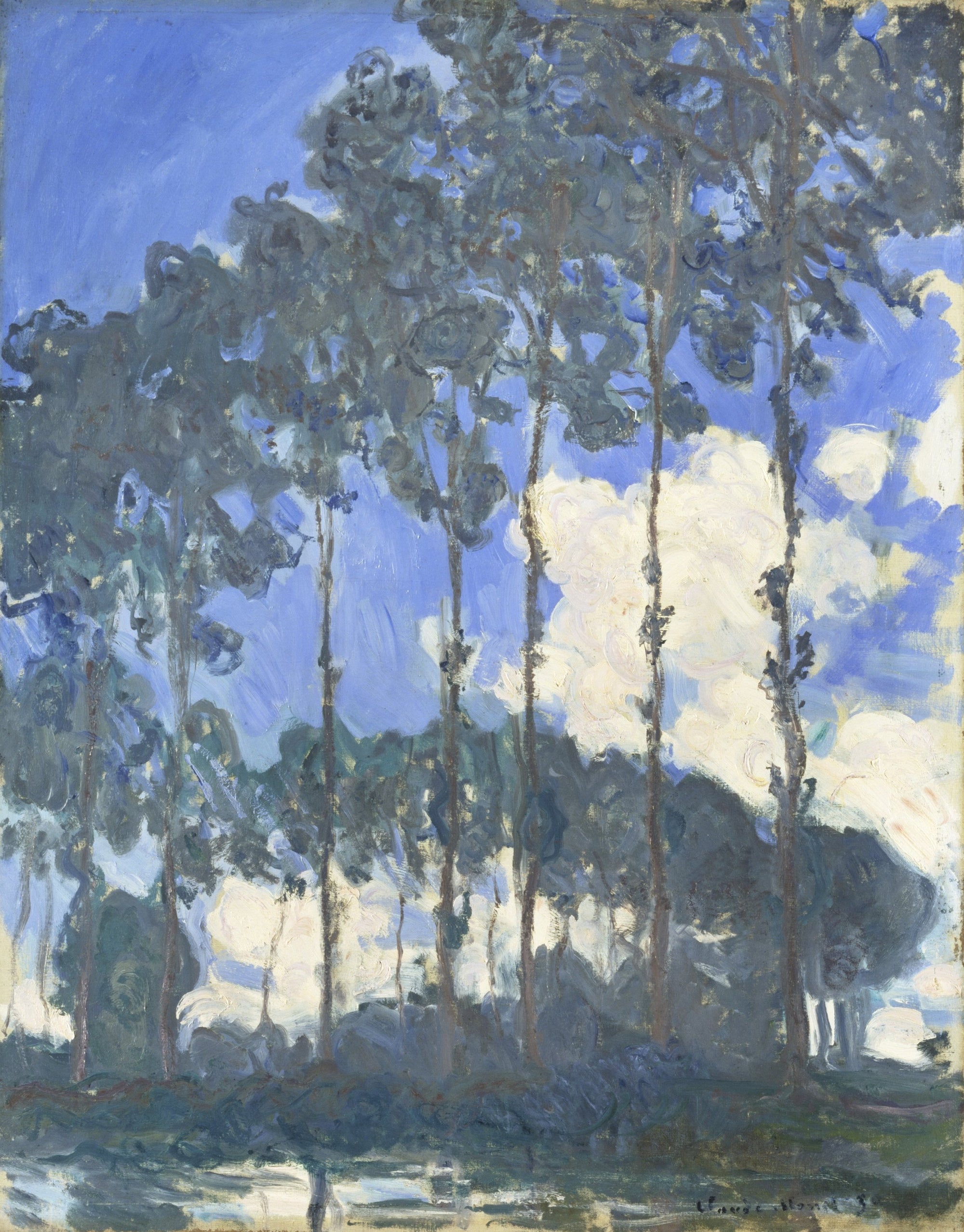 Les Peupliers au bord de l'Epte - Claude Monet