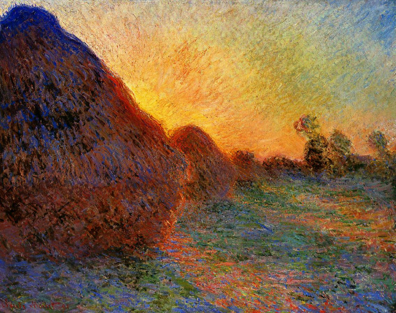 Meules - Claude Monet