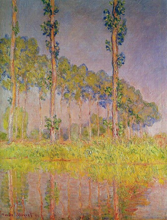 Les Trois Arbres, printemps - Claude Monet