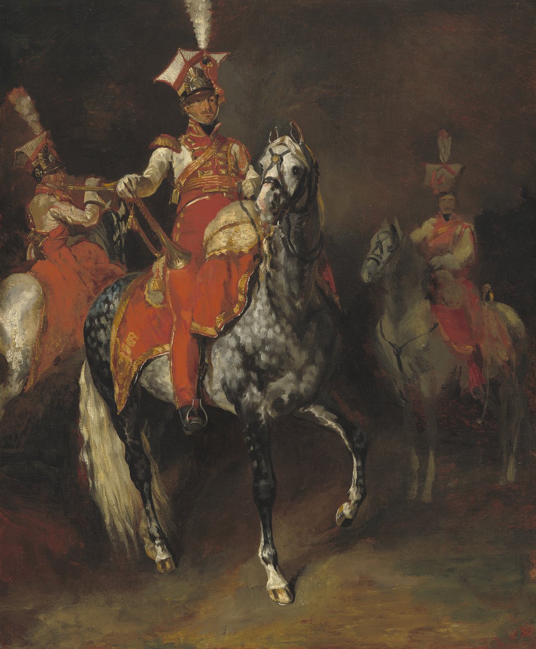 Trompettes à cheval de la Garde impériale de Napoléon - Théodore Géricault