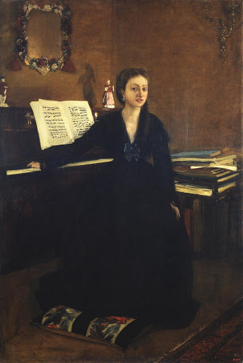 Madame Camus au Piano - Edgar Degas