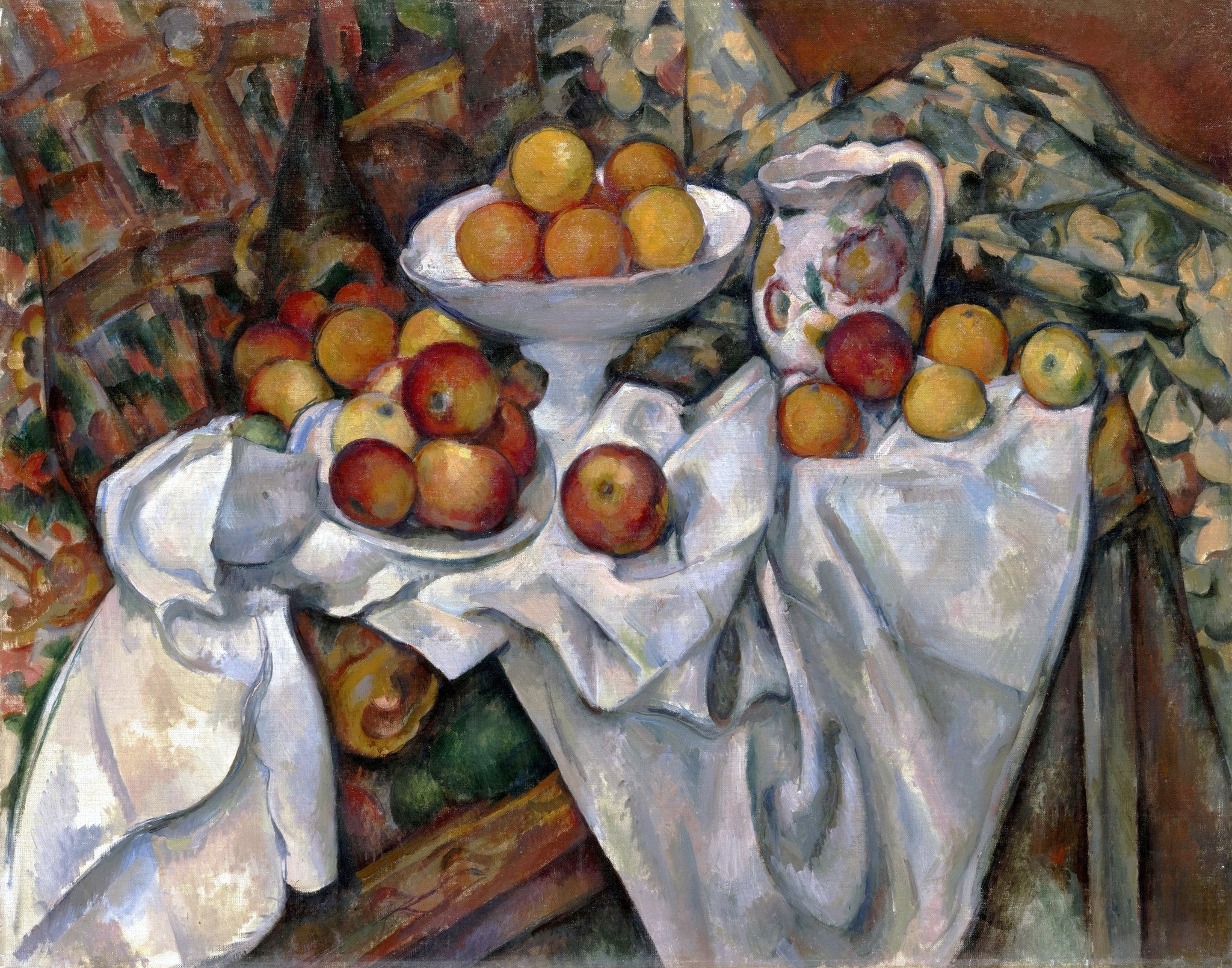 Nature morte aux pommes et aux oranges - Paul Cézanne