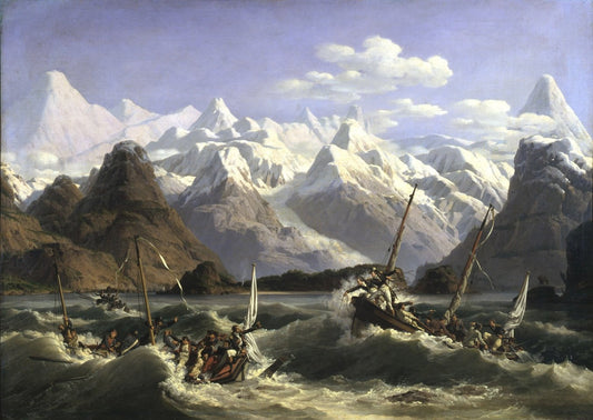 Naufrage des bateaux La Pérouse en 1786 - Louis Philippe Crepin