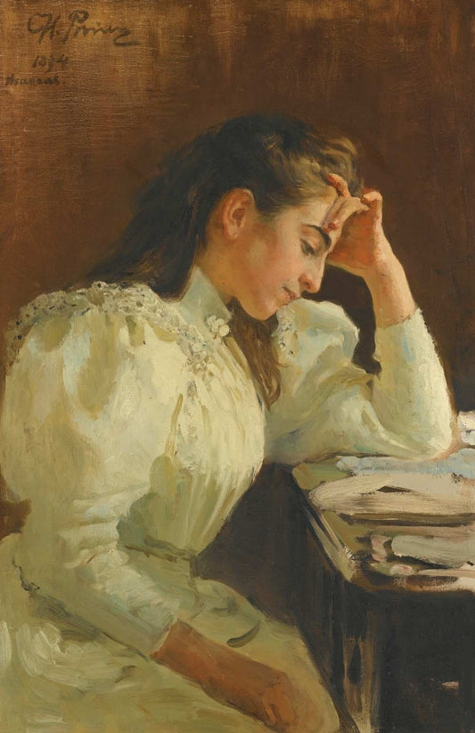 Portrait d'une femme napolitaine - Ilya Repin