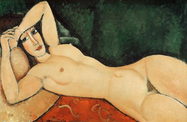 Nu couche un bras replie - Amadeo Modigliani