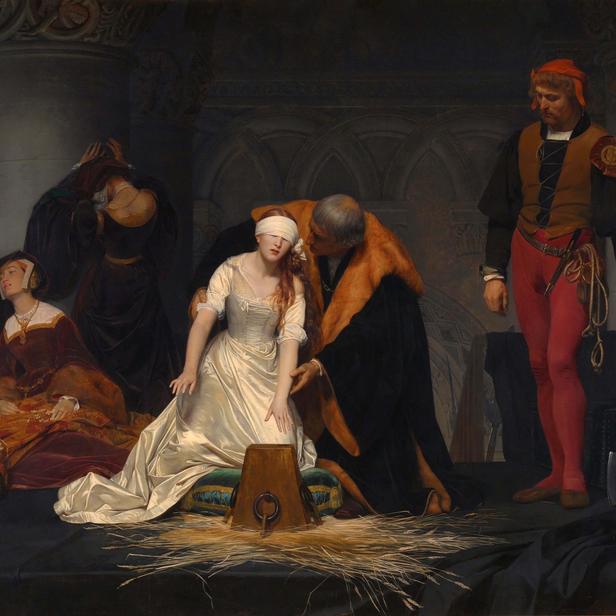 L'Exécution de lady Jane Grey en la tour de Londres, l'an 1554 - Paul Delaroche