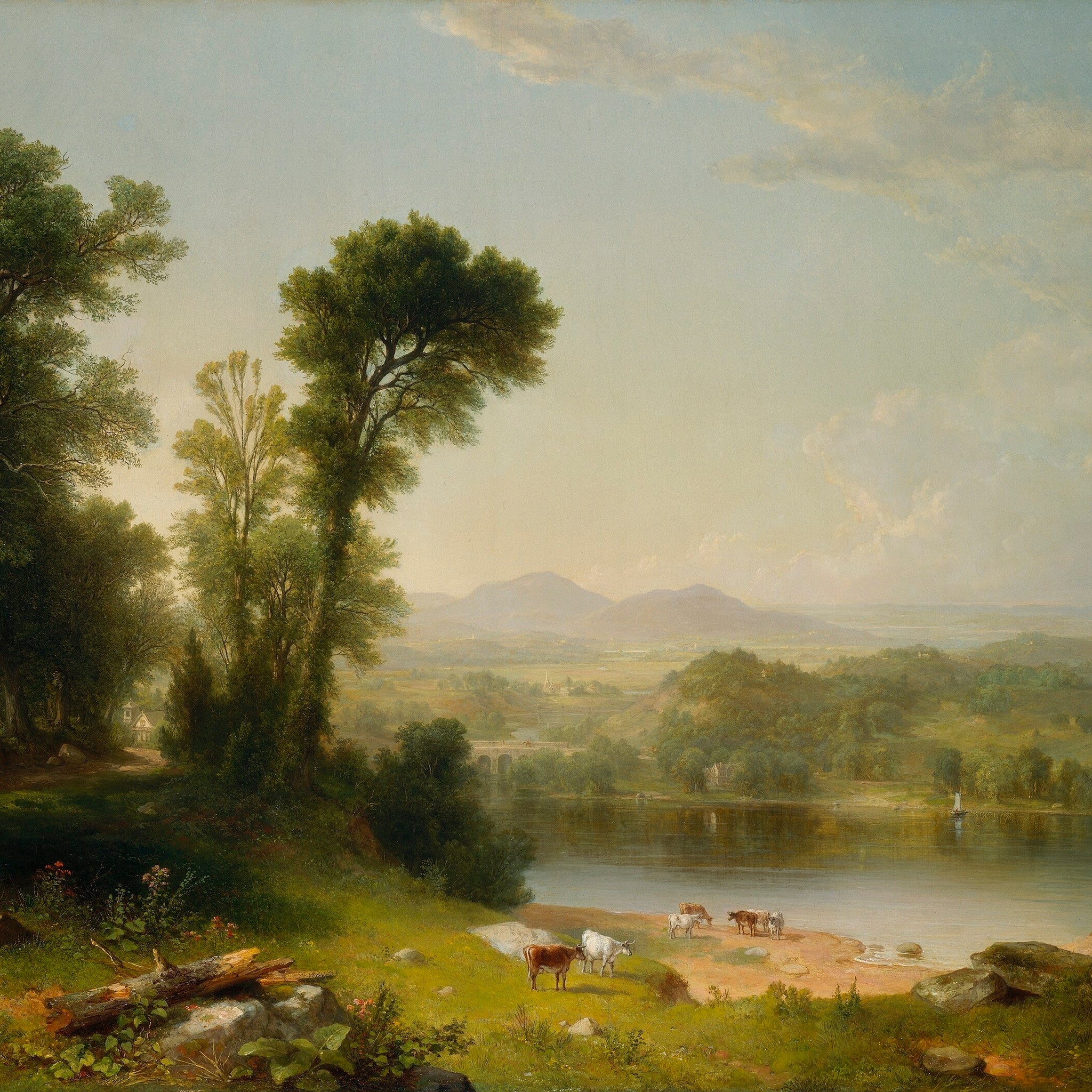 Paysage pastoral, 1861 - Asher Brown Durand