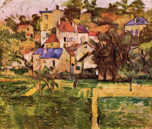 L'Hermitage at Pontoise - Camille Pissarro