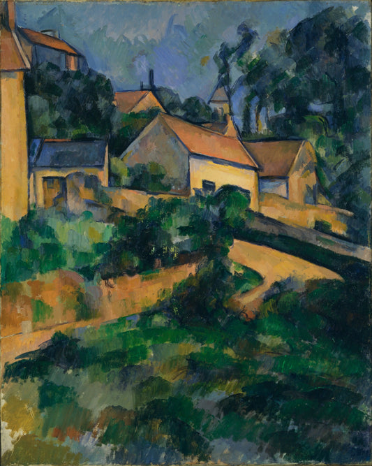La Route tournante à Montgeroult - Paul Cézanne