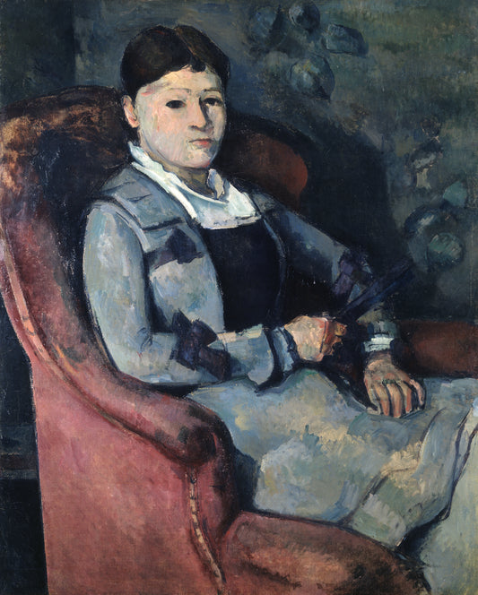 La femme de l'artiste dans le fauteuil - Paul Cézanne