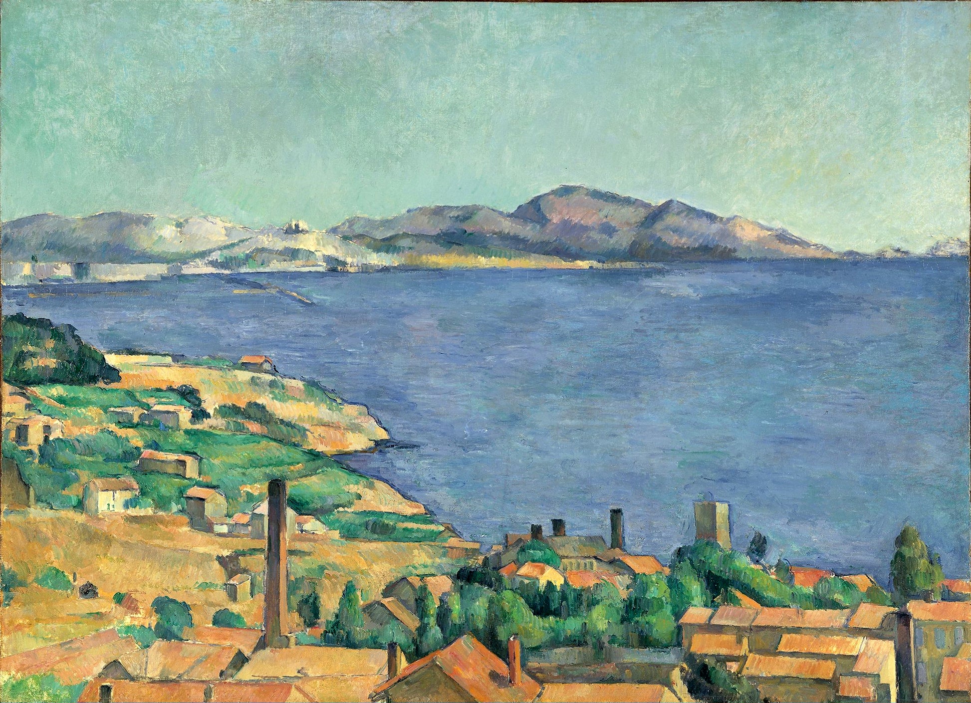 Le Golfe de Marseille vu de l'Estaque - Paul Cézanne