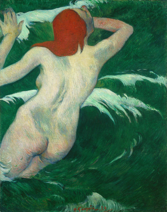 Femme dans les vagues - Paul Gauguin