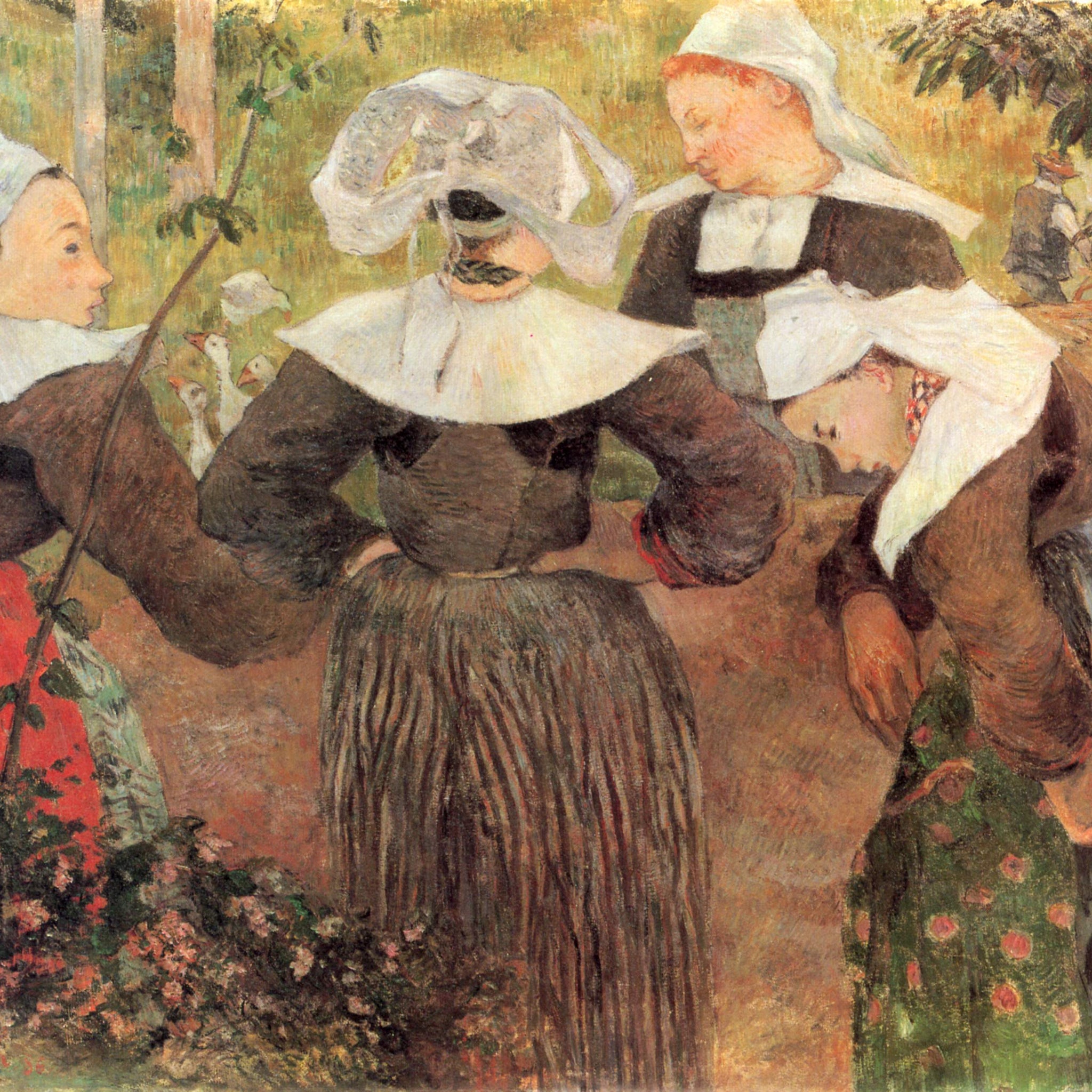 Quatre Bretonnes paysannes - Paul Gauguin