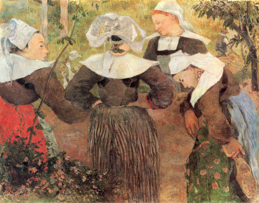 Quatre Bretonnes paysannes - Paul Gauguin