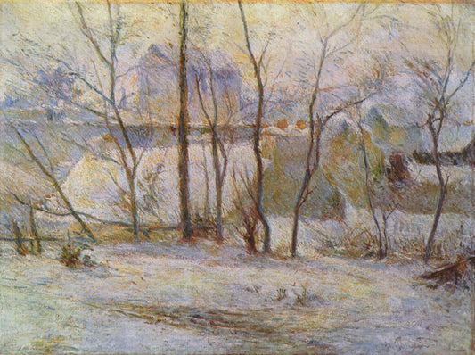 Le jardin des neiges - Paul Gauguin