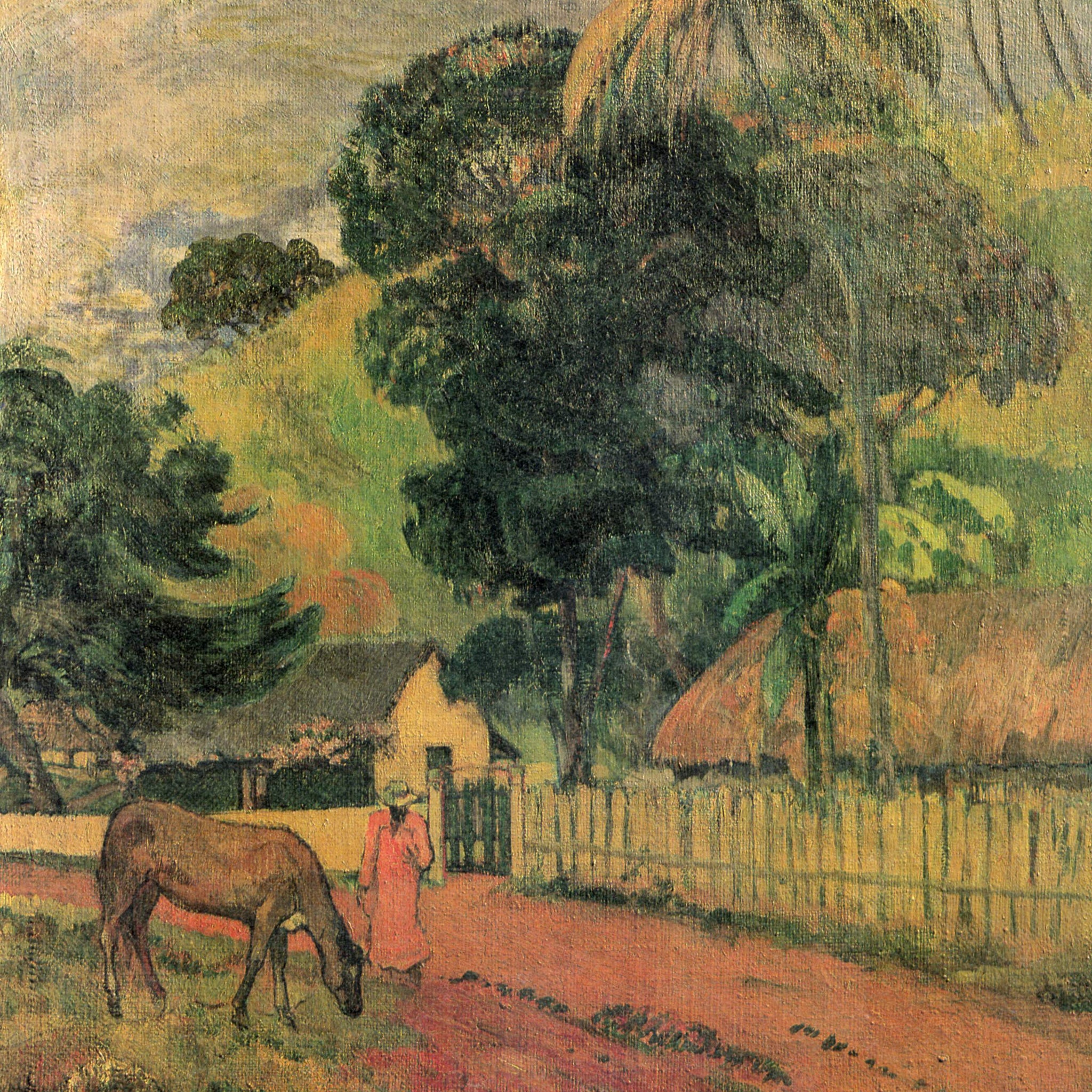 Le cheval sur le chemin gauguin - Paul Gauguin