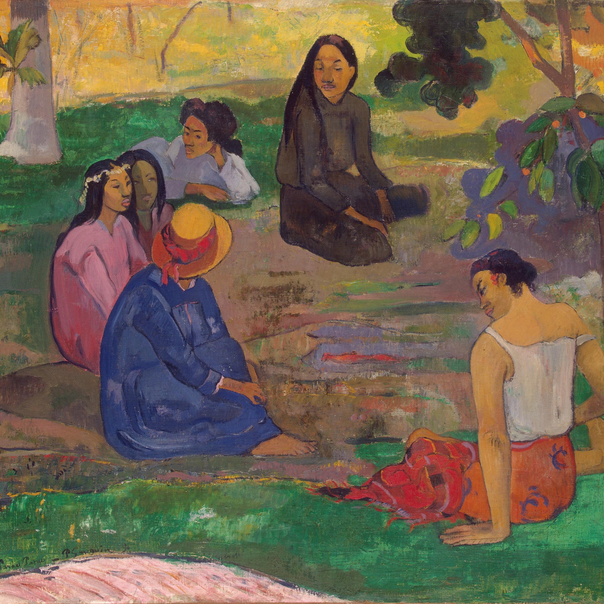 Les Parau Parau (paroles) - Paul Gauguin