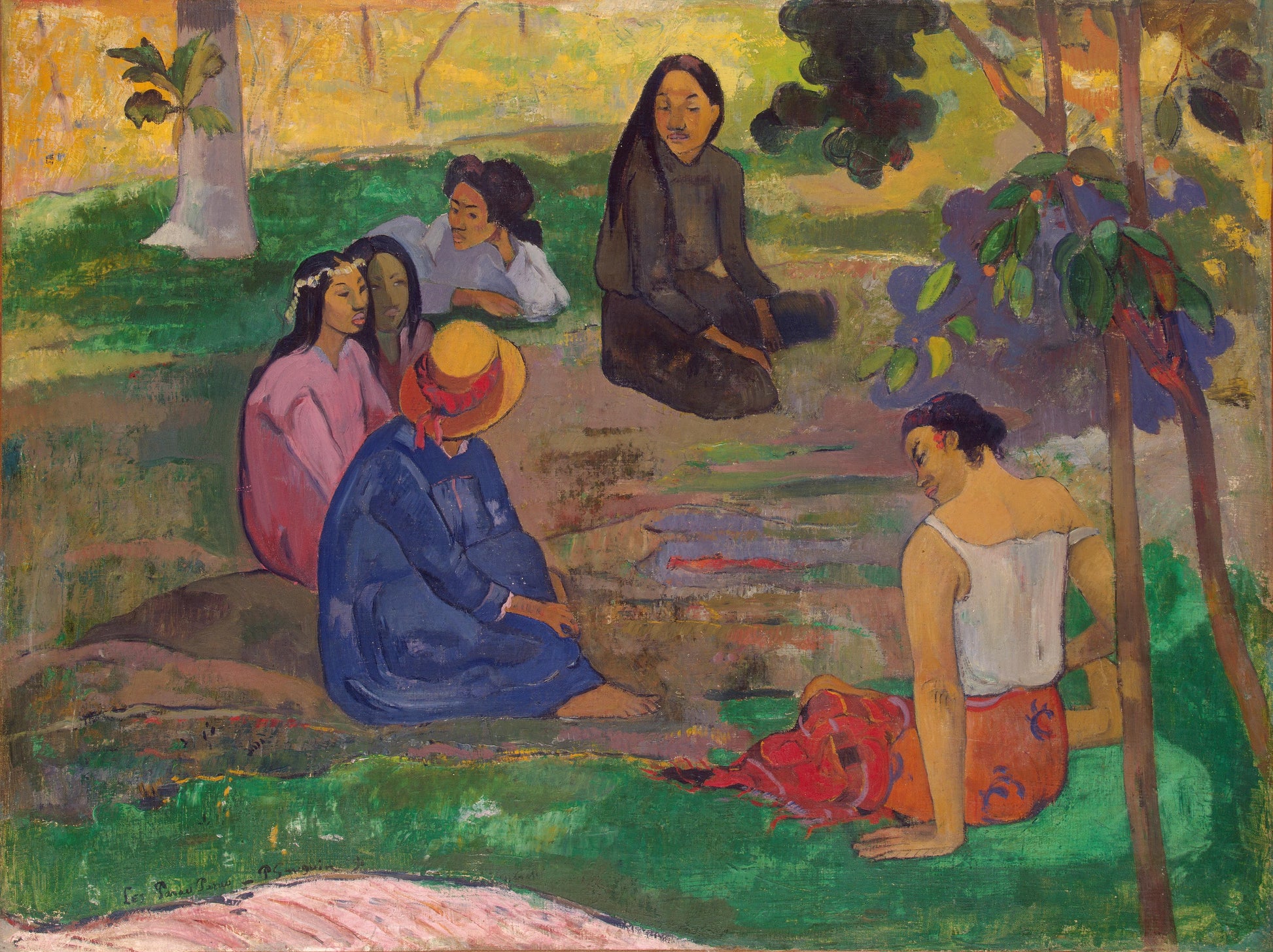 Les Parau Parau (paroles) - Paul Gauguin