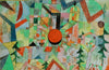 Château avec soleil couchant - Paul Klee