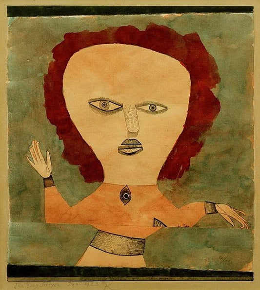 Acteur en femme, 1923 - Paul Klee