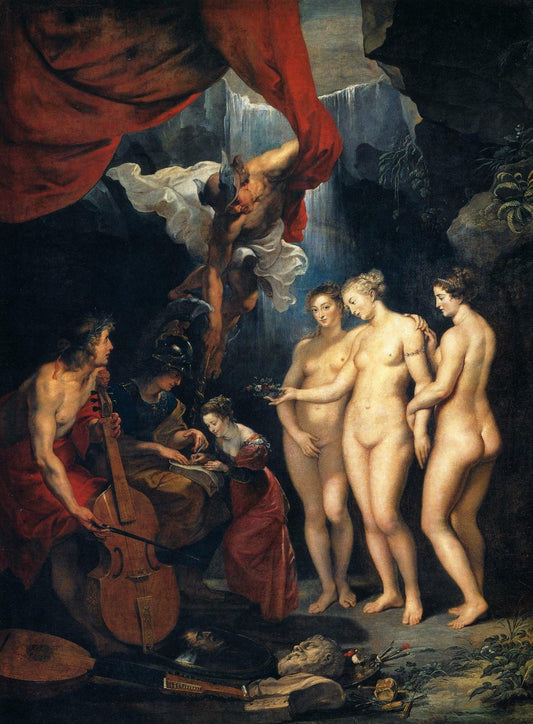 L'éducation de la princesse. (Le cycle de Marie de Médicis) - Peter Paul Rubens
