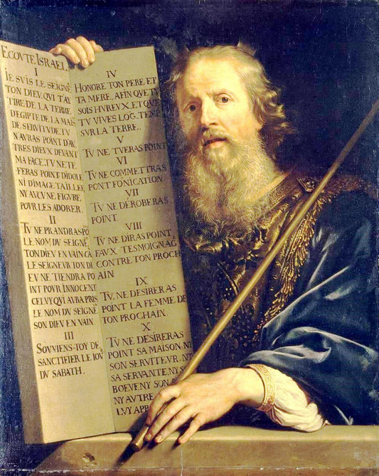 Moïse et les dix commandements - Philippe de Champaigne