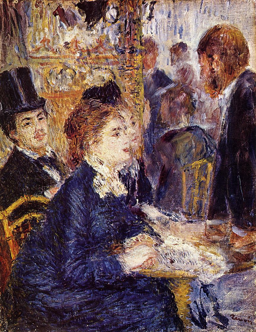 Au Café - Pierre-Auguste Renoir