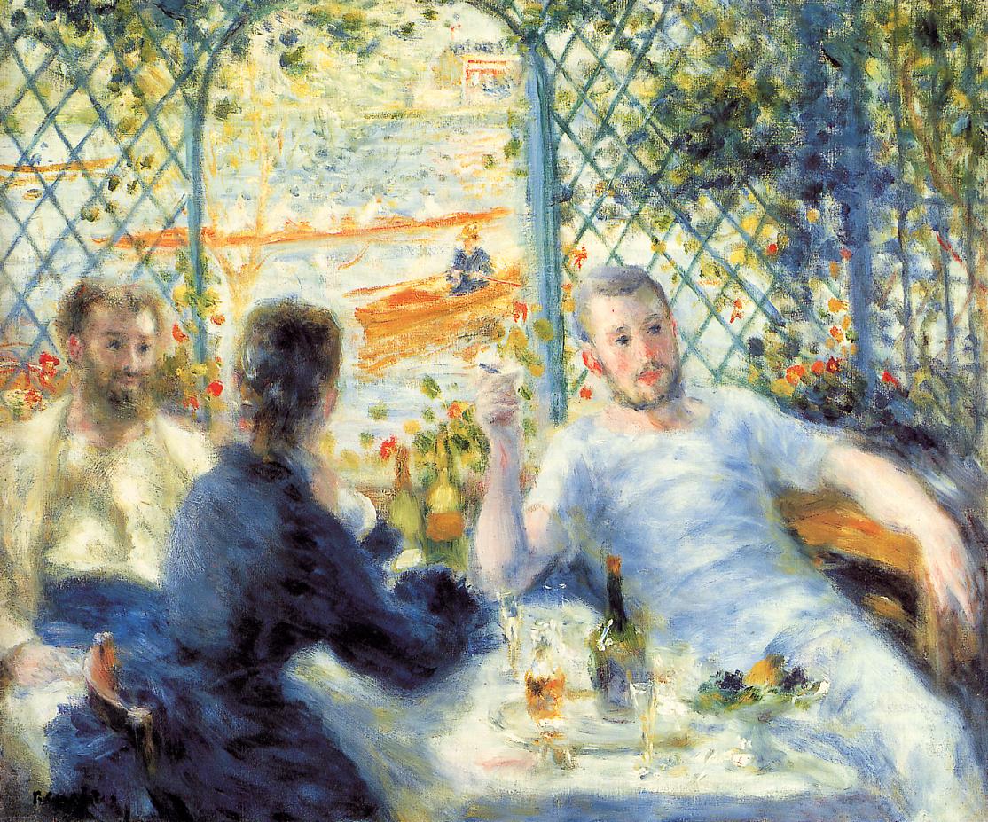 Canotiers, Déjeuner au bord de la rivière - Pierre-Auguste Renoir