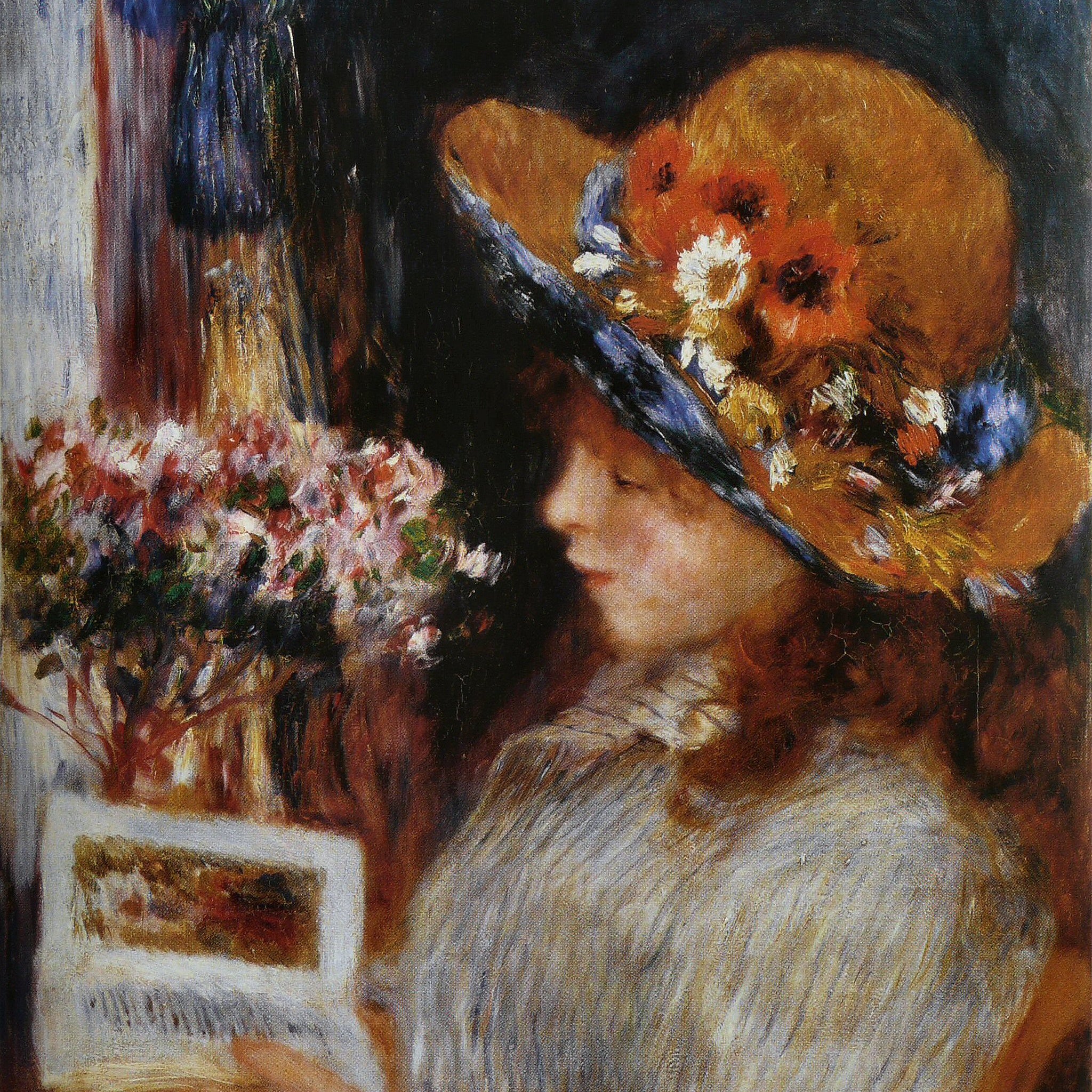 Fille lisant - Pierre-Auguste Renoir - Pierre-Auguste Renoir
