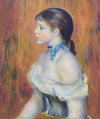 Jeune Fille au ruban bleu - Pierre-Auguste Renoir
