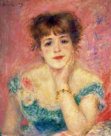 Portrait de l'actrice Jeanne Samary - Pierre-Auguste Renoir