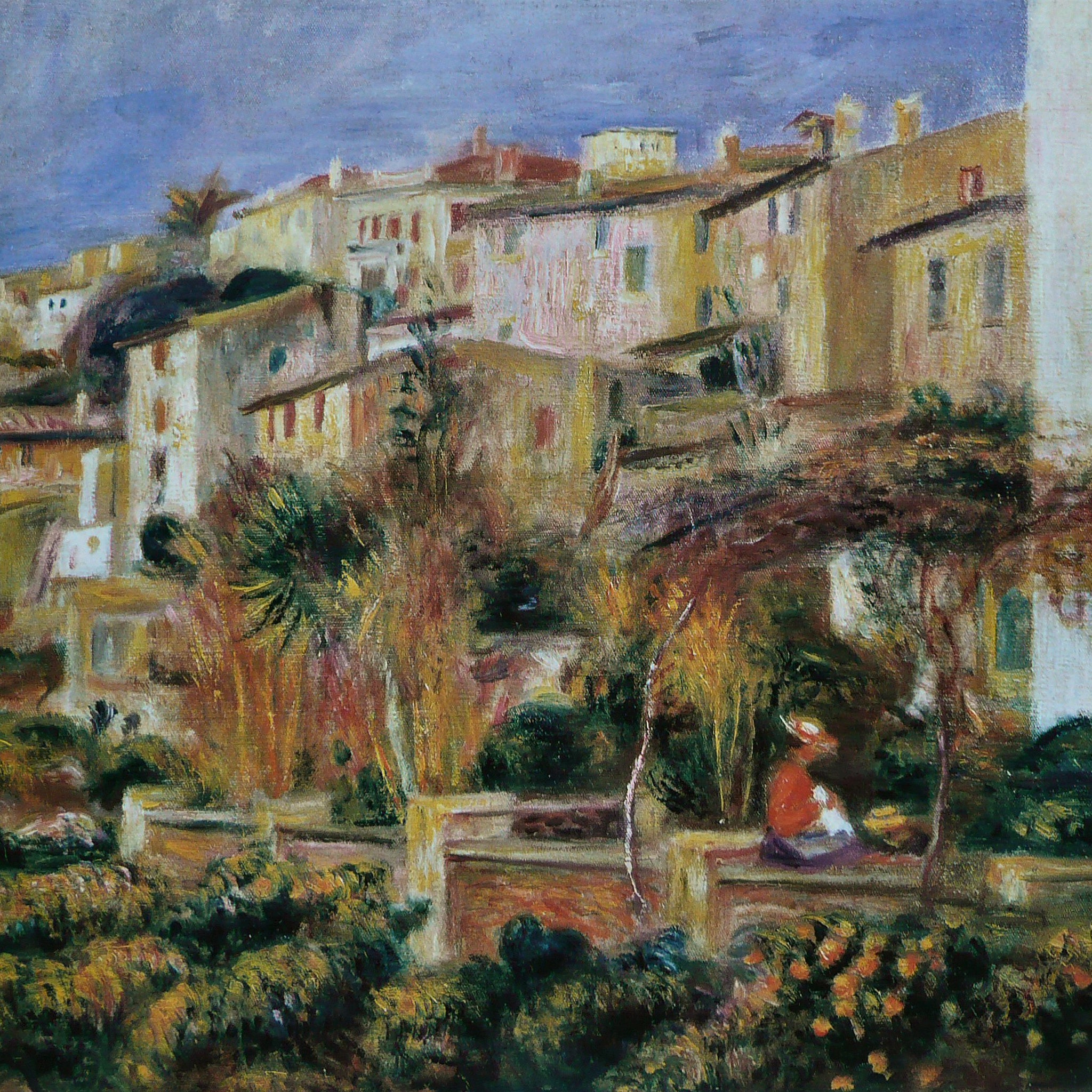 Terrasses à Cagnes - Pierre-Auguste Renoir