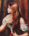 Fille au peigne - Pierre-Auguste Renoir