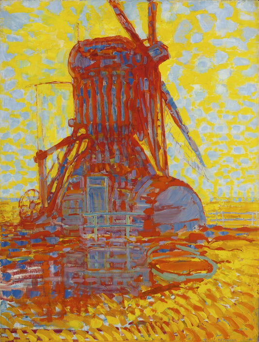 Moulin dans la lumière du soleil - Mondrian