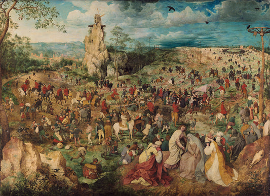 La procession au Calvaire - Pieter Brueghel l'Ancien